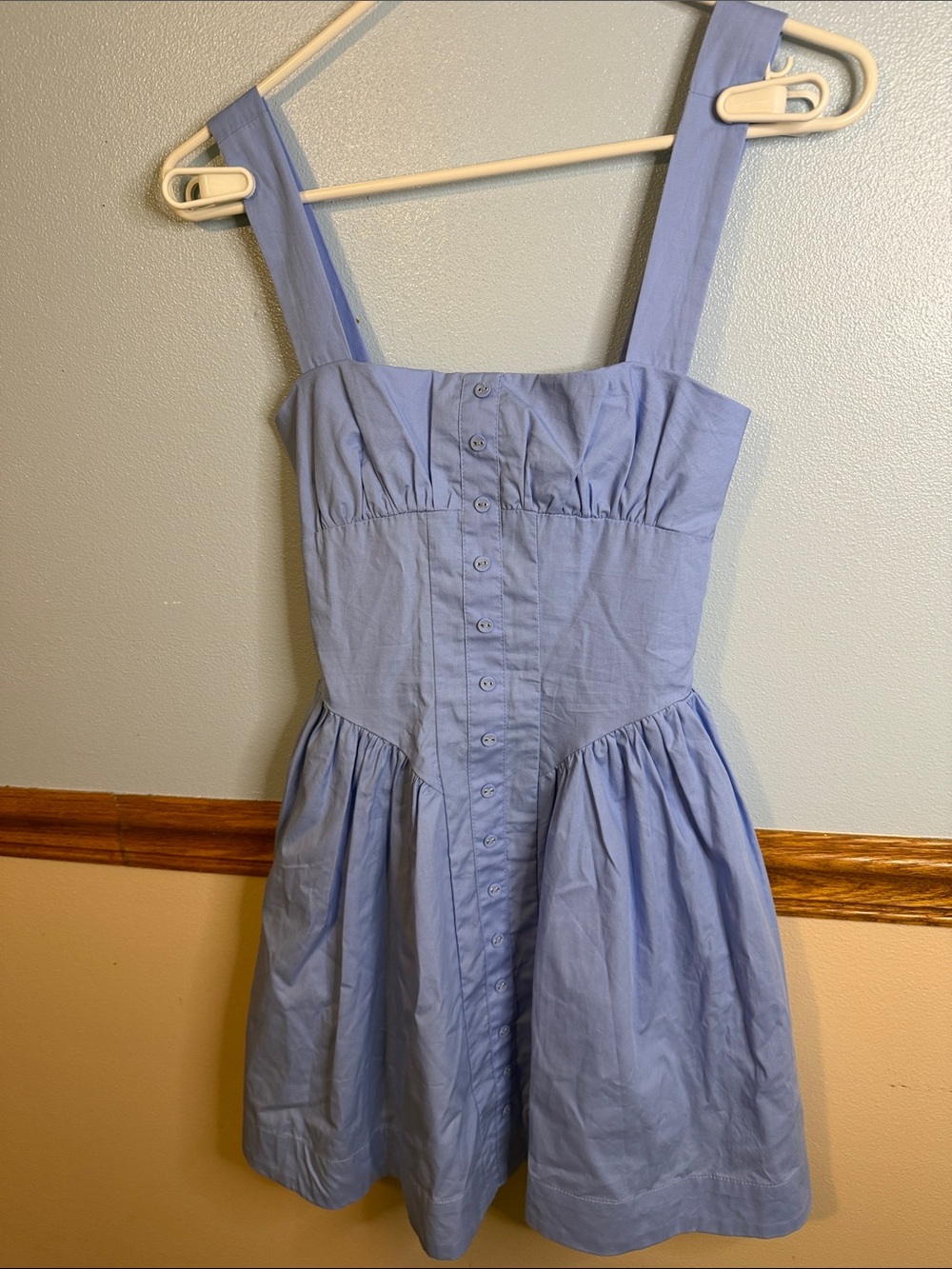 NWT Altar'd State Lilith Mini Dress in Provence Blue - XXS